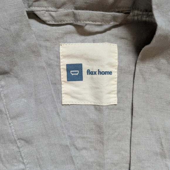 Willet 100% Linen Robe - Picture 4 of 5